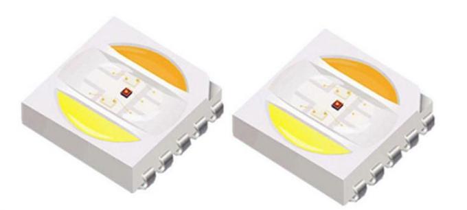 5 In 1 Multi Color SMD LED RGBWW RGBCW 5050 For Commercial Lighting