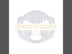 UV Deep Red and IR Face Mask Two-Sided FPC Flexible Soft PCB Circuit Board Processing Patch Beauty Mask LED Light Board
